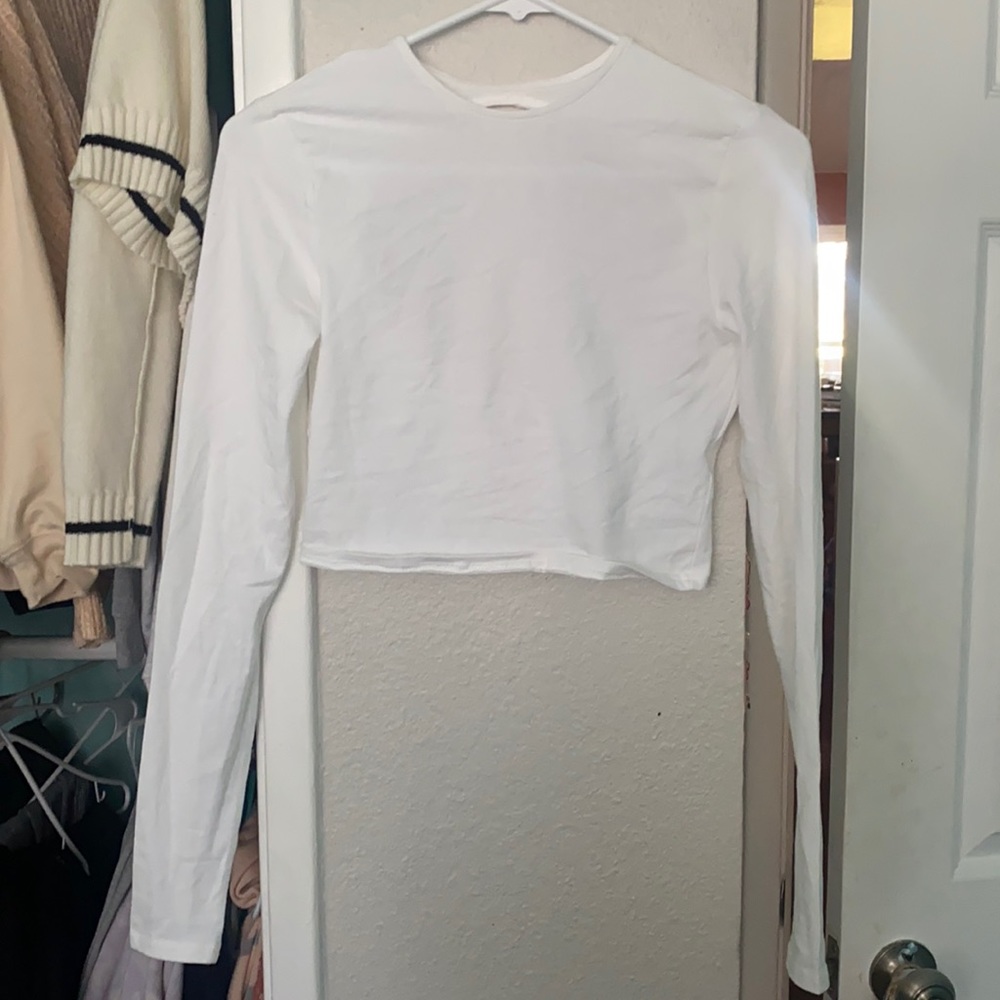 White shirt open from back